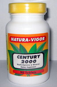 Центури 2000 Natura Vigor лучшие витамины на каждый день
