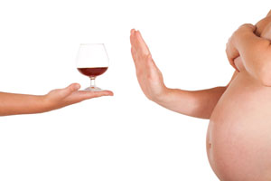 Алкоголь противопоказан при беременности